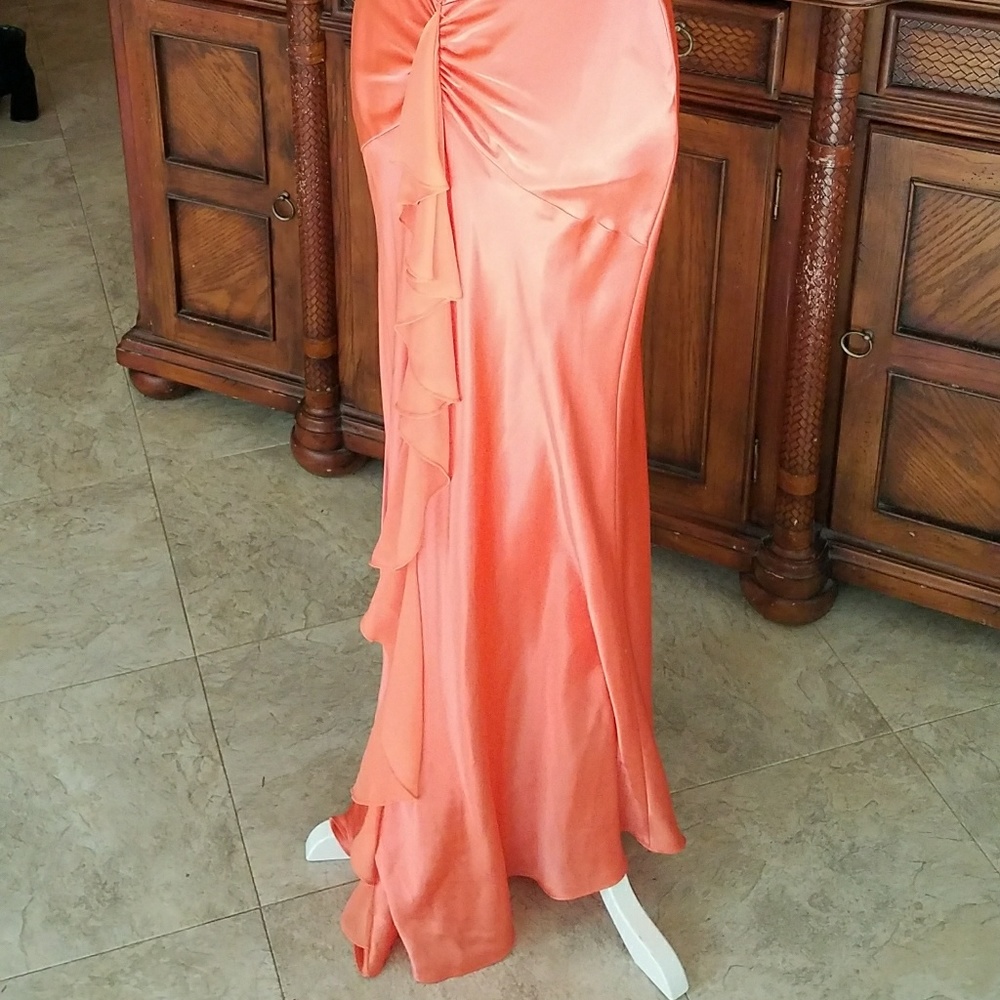 EUC CACHE CoralHalterDress🌹 - Picture 4 of 7